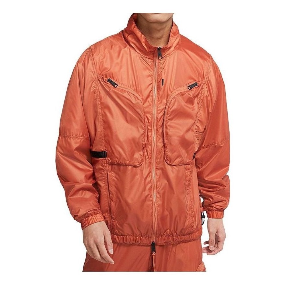 Jordan 23 Engineered Mens Full Zip Lightweight‎ Jacket Orange DM1863-872 Size L